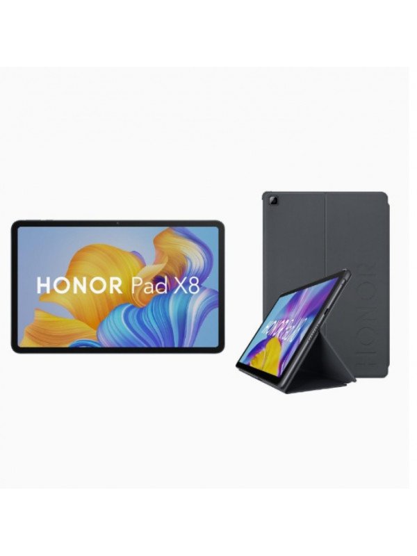 HONOR ipad X8 with Free Flip-Cover, 25.65cm (10.1 inch) FHD Display, 4GB RAM 64GB ROM, Mediatek MT8786, Android 12, TUV Rheinland Certified Eye Protection, Up to 14 Hours Battery WiFi Tablet, Blue Hour